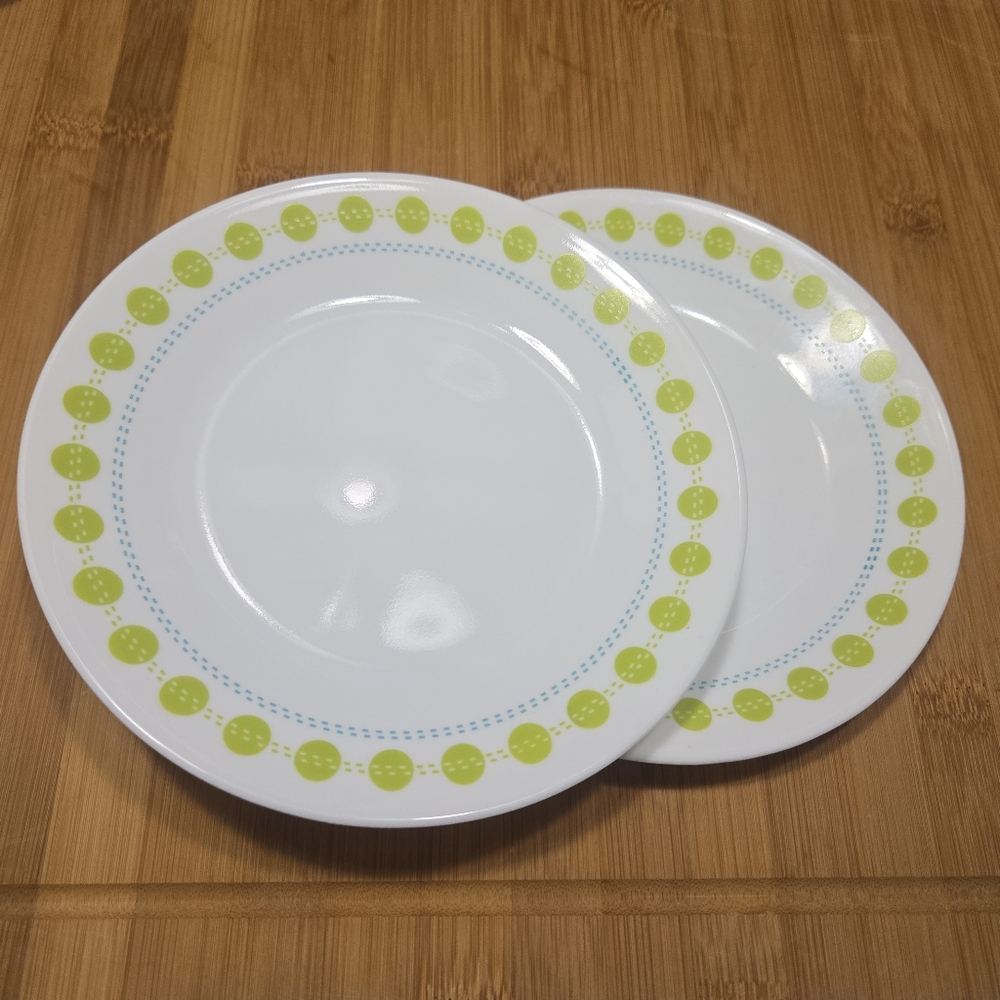 Set of 2 Corelle by Corning SOUTH BEACH B&B Side Plates 6.75”